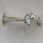 Bague - 14 carats Or blanc - 0.50ct. tw. Diamant (Naturelle), Handtassen en Accessoires, Ringen, Nieuw