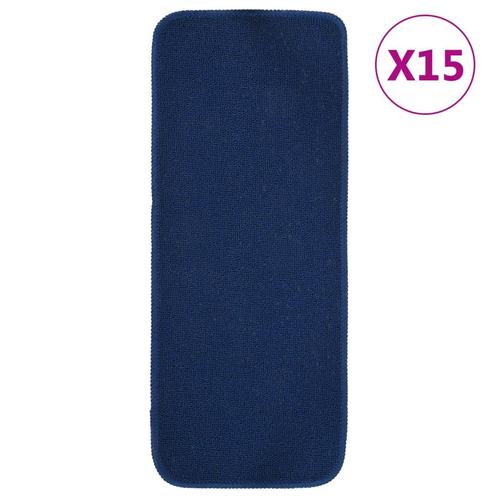 vidaXL Trapmatten 15 st anti-slip rechthoekig 60x25 cm, Doe-het-zelf en Bouw, Ladders en Trappen, Nieuw, Verzenden