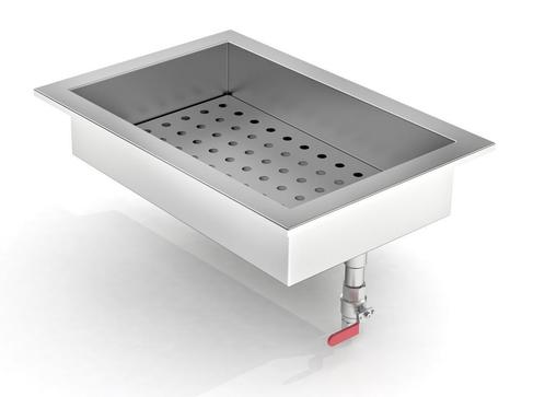 Crushed Ice Bak 1/1 GN Inbouw RVS Aisi 304, Zakelijke goederen, Horeca | Keukenapparatuur, Ophalen of Verzenden
