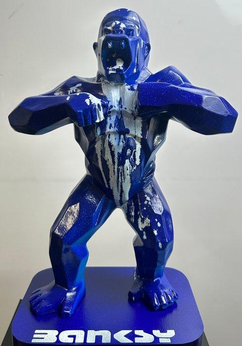 Daluxe Art - 1999 • Polygon Gorilla – Banksy Blue Edition, Antiek en Kunst, Kunst | Designobjecten