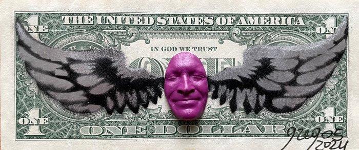 gregos - Lot of 3 « silver wings flying dollars”, Antiek en Kunst, Kunst | Designobjecten