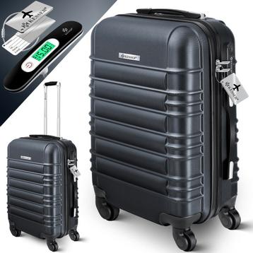 KESSER® Reiskoffer - 55L - Handbagage - ABS - Antraciet beschikbaar voor biedingen