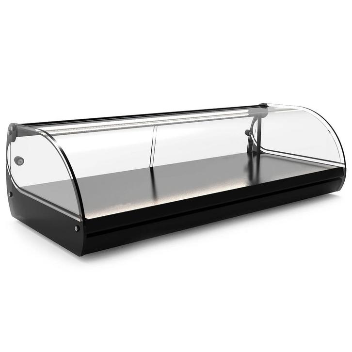 Neutrale Vitrine | CLASSIC | Zwart | 1 Niveau |, Zakelijke goederen, Horeca | Keukenapparatuur, Nieuw in verpakking, Verzenden
