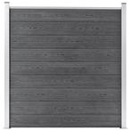vidaXL Schutting 180x186 cm HKC grijs