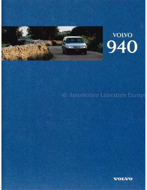 1996 VOLVO 940 BROCHURE NEDERLANDS, Livres, Autos | Brochures & Magazines
