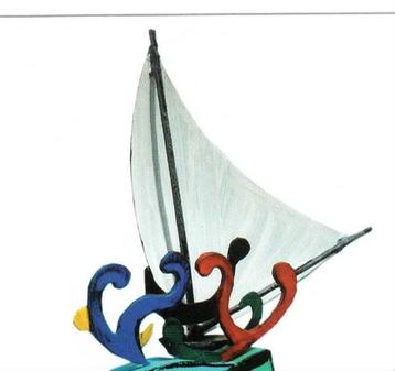 Ugo Nespolo - Ugo Nespolo (1941) - sculptuur, Star - 30 cm -