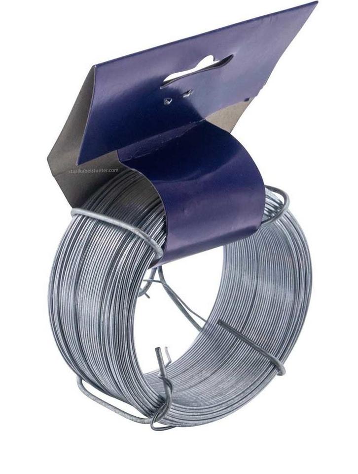 IJzerdraad - Binddraad 1.3mm - 50 meterrol, Tuin en Terras, Overige Tuin en Terras, Verzenden