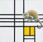 Jos Verheugen - Free after Mondrian, with chameleon (M917)