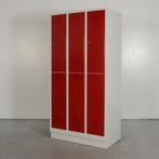 Locker Officenow - Aluminium / Rood - 180 x 90 x 50 cm, Huis en Inrichting, Ophalen of Verzenden, Nieuw