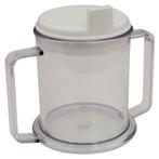 Drinkbeker met 2 handvatten, deksel en tuitje, Ophalen of Verzenden, Nieuw