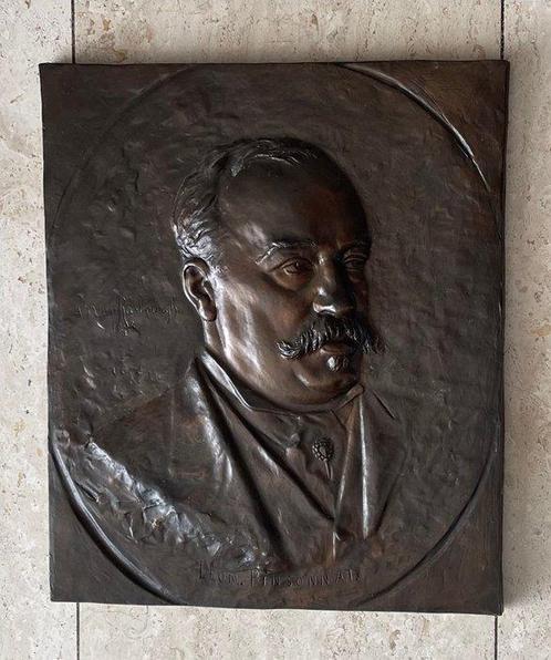 Antoine-Joseph Van Rasbourgh (1831 - 1902) - Reliëf,, Antiek en Kunst, Antiek | Keramiek en Aardewerk