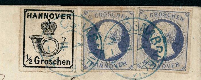 Hannover 1860/1864 - Zeldzame buitenlandse brief naar CETTE, Postzegels en Munten, Postzegels | Europa | Duitsland