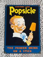 Insegna smaltata anni ‘30 Popsicle  Everybody liks Popsicle, Antiek en Kunst
