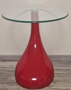 Bijzettafel - gehard glas Neo Art Deco 1990 -, Antiek en Kunst