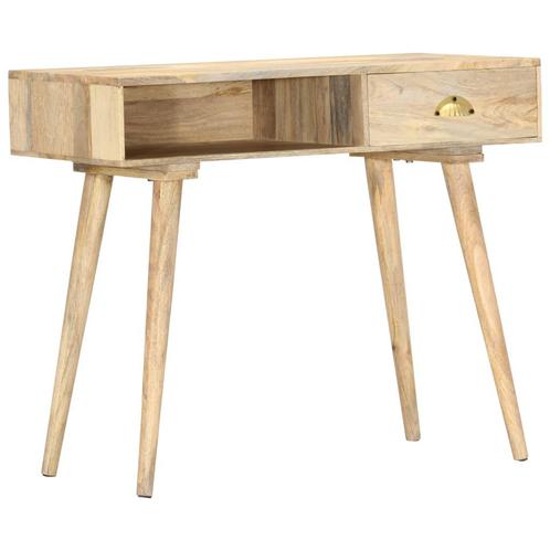 vidaXL Table console 90x45x75 cm bois de manguier massif, Maison & Meubles, Tables | Tables de salon, Neuf, Envoi