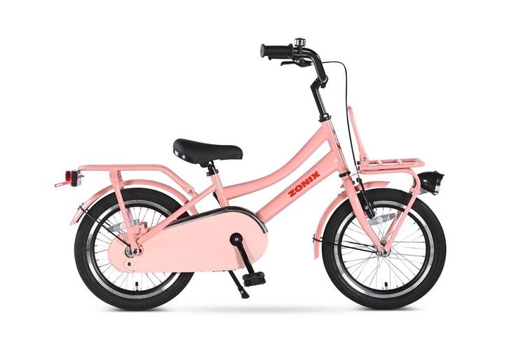Zonix Meisjesfiets 16 Inch Pastel Roze Kinderfiets Transport, Fietsen en Brommers, Fietsen | Meisjes, Ophalen of Verzenden