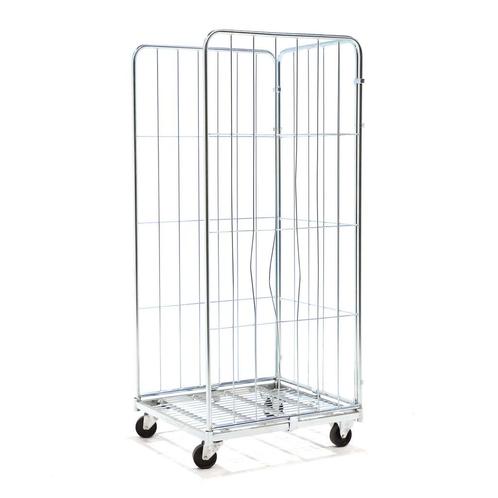 Gebruikte 3-Heks rolcontainer insteekhekken, Doe-het-zelf en Bouw, Transportwagens, Gebruikt, Ophalen of Verzenden