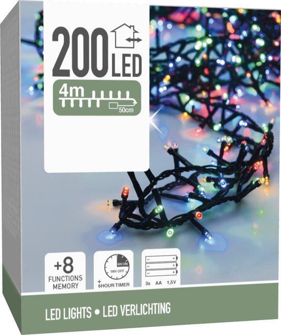 2dekans | Micro Cluster 200 led - 4m - multicolor, Divers, Noël, Enlèvement ou Envoi
