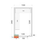 Rekwerk | CR-SERIE | CRPF1524 | 4 Niveaus | L-Vorm Tefcold, Zakelijke goederen, Verzenden, Nieuw in verpakking