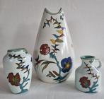 Plateelbakkerij Zuid-Holland - Vaas (3) - Aardewerk -, Antiek en Kunst