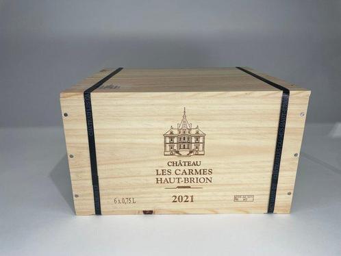 2021 Château Les Carmes Haut-Brion - Bordeaux - 6 Flessen, Verzamelen, Wijnen