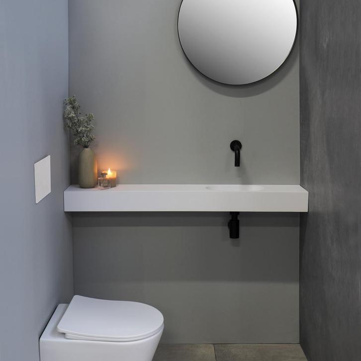 Fontein INK Nice Time Ink Fonteinplateau Polystone 120x20x10, Doe-het-zelf en Bouw, Sanitair, Overige typen, Nieuw, Ophalen of Verzenden