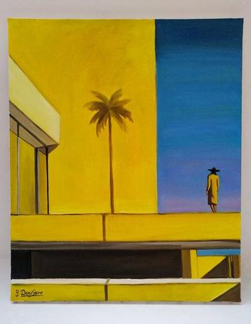 Yuri Denissov (1962) - Sunny day. Œuvre originale, fait à la