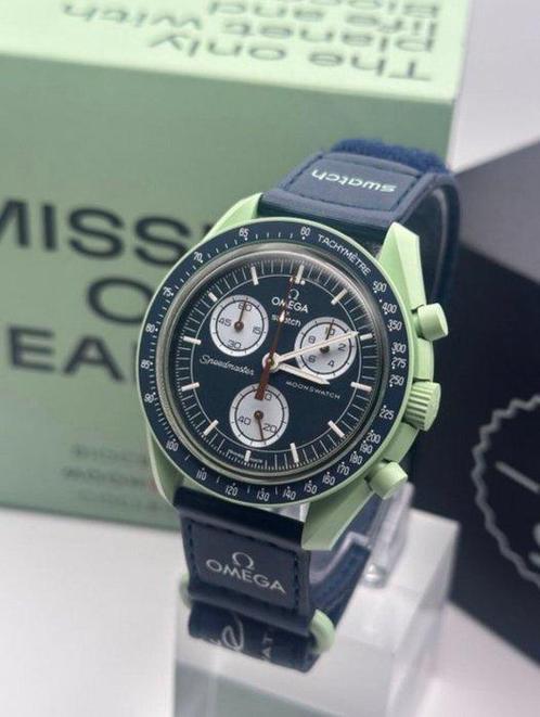 Omega x Swatch - MoonSwatch - Mission on Earth - Sans Prix, Handtassen en Accessoires, Horloges | Heren