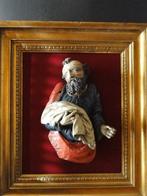 sculptuur, Gotischer Heiliger um 1500 - 37 cm - Polychroom