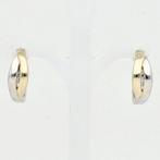 Oorbellen - 14 karaat Geel goud, Witgoud Diamant, Bijoux, Sacs & Beauté, Boucles d'oreilles