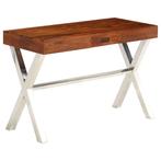 vidaXL Bureau 110x50x76 cm massief acaciahout en, Verzenden