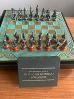 Franklin Mint - Schaakspel - Slag bij Waterloo - Tin, Antiquités & Art