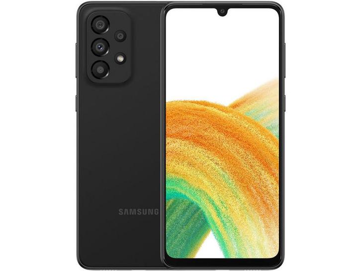 Samsung Galaxy A33 - Smartphone - 128GB opslag - Zwart, Télécoms, Téléphonie mobile | Samsung, Envoi