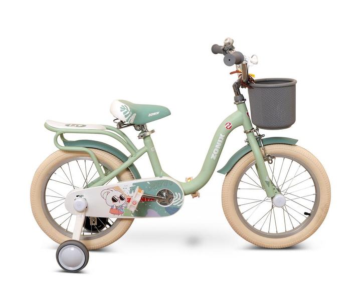 Zonix Meisjesfiets 16 Inch Pastelgroen Kinderfiets Met, Fietsen en Brommers, Fietsen | Meisjes, Ophalen of Verzenden