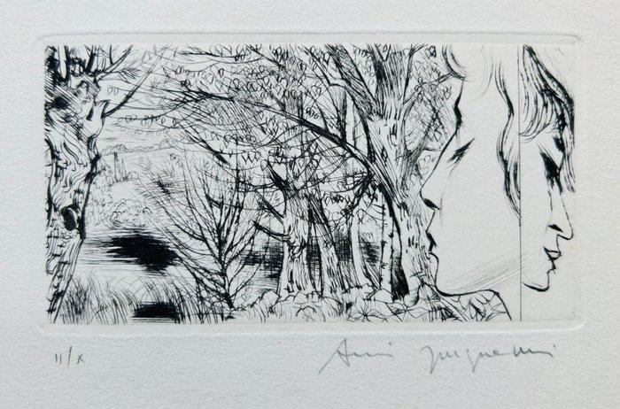 André Jacquemin (1904-1992) - Le ruisseau - Eau-forte, Antiek en Kunst, Antiek | Overige Antiek