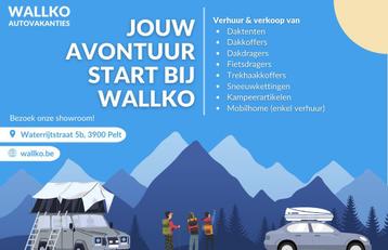 VERKOOP / VERHUUR dakkoffers, daktenten, trekhaakkoffers,..., Ophalen, Nieuw, Tot en met 4