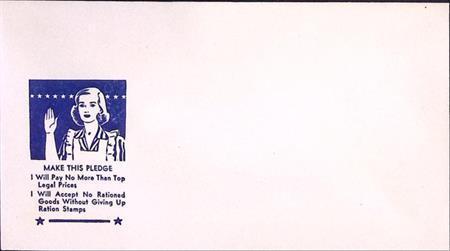 Amerikaanse envelop WWII (lijst optie), Verzamelen, Militaria | Tweede Wereldoorlog, Foto of Poster, Verzenden