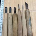 Snijwerk, Japanese Wood Carving knives YC31  wood, Antiek en Kunst