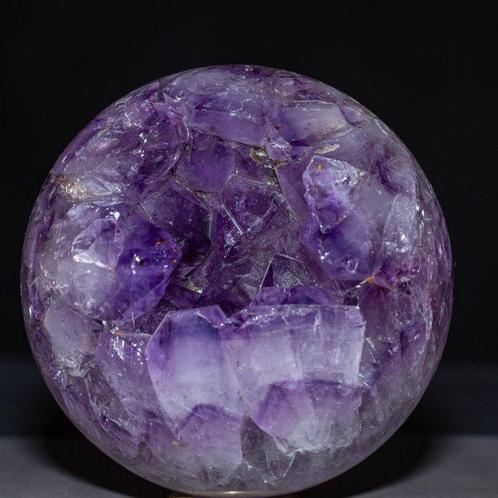 Paarse Amethist Kristallen Bol Amethist Crystal Bol, Verzamelen, Dierenverzamelingen