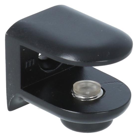 Plankdrager mini rond 21x26 mm zamak zwart, Huis en Inrichting, Kasten | Vitrinekasten, Nieuw, Overige materialen