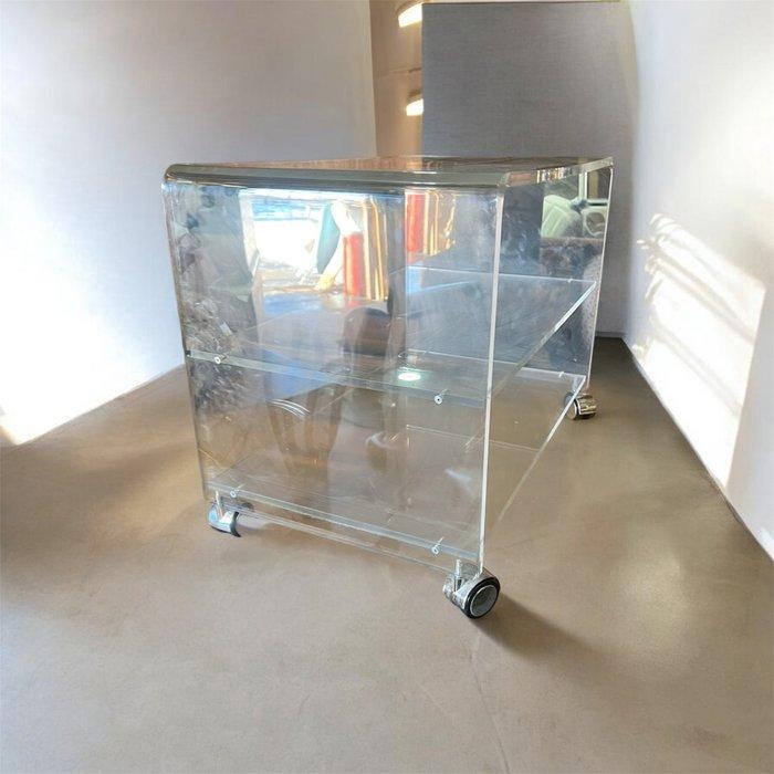 Tafel - Acryl - Acryl-serveerwagen, Antiek en Kunst, Kunst | Designobjecten