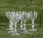 Prachtig lot van 6 kristallen Val Saint Lambert glazen,