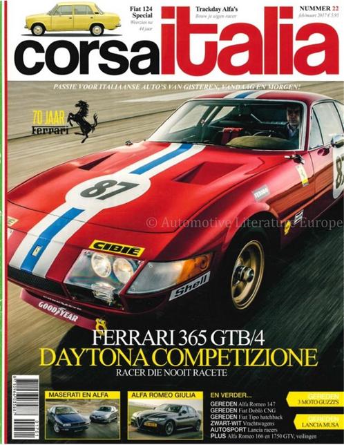2017 CORSA ITALIA MAGAZINE 22 NEDERLANDS, Boeken, Auto's | Folders en Tijdschriften