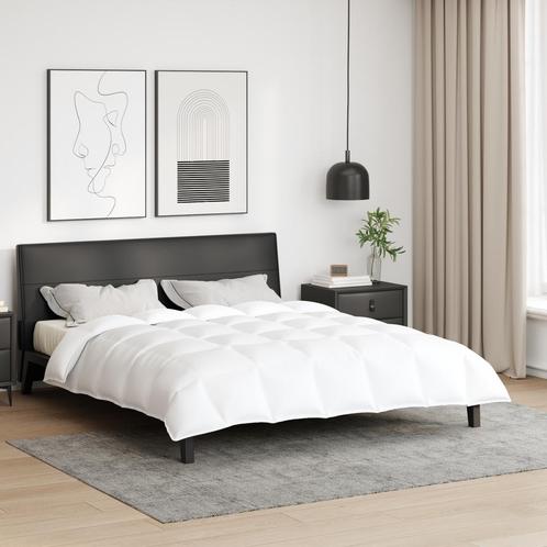 vidaXL Dekens & Dekbedden Wit 240 x 260 cm Dons, Huis en Inrichting, Slaapkamer | Beddengoed, Nieuw, Verzenden