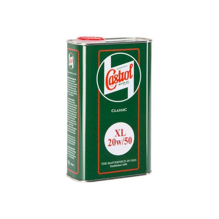 Castrol 20W50 XL, Minerale Motorolie voor oldtimers, 1L, Auto-onderdelen, Motor en Toebehoren, Nieuw, Mini, Oldtimer onderdelen