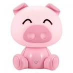 Kinder LED Nachtlamp Varken - Warm Wit, Verzenden, Nieuw