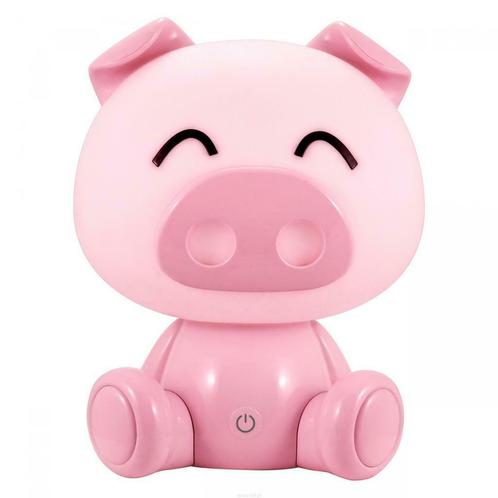 Kinder LED Nachtlamp Varken - Warm Wit, Huis en Inrichting, Lampen | Overige, Verzenden