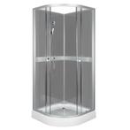 Sanifun complete douchecabine Nolan 800 x 800 grijs, Ophalen of Verzenden, Nieuw, Douche