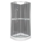 Sanifun complete douchecabine Nolan 800 x 800 grijs, Nieuw, Douche, Ophalen of Verzenden