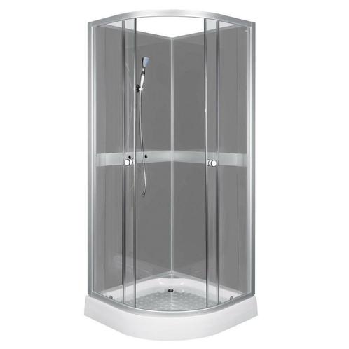 Sanifun complete douchecabine Nolan 800 x 800 grijs, Doe-het-zelf en Bouw, Sanitair, Douche, Nieuw, Ophalen of Verzenden